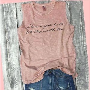 I have a good heart tank top